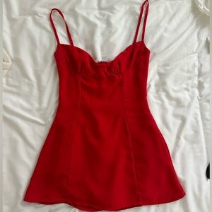 House of CB red mini dress